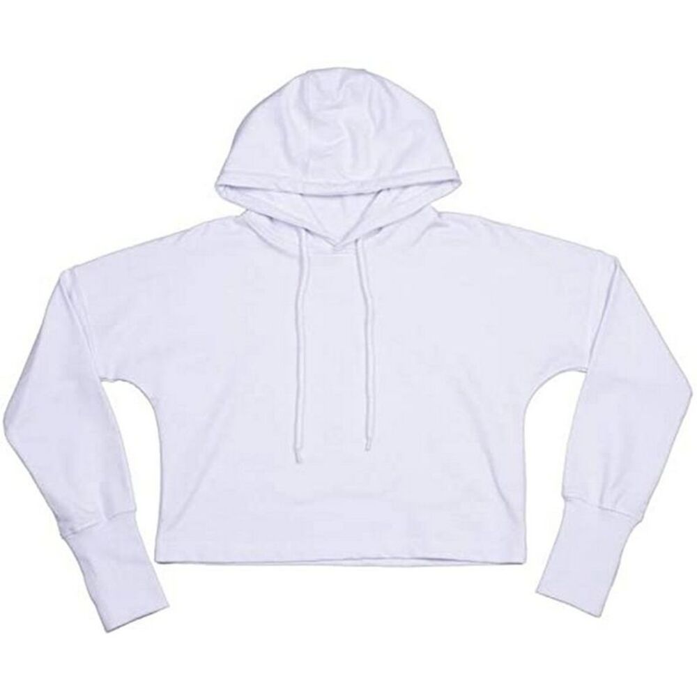 Mantis Womens/Ladies Cropped Crop Top / White
